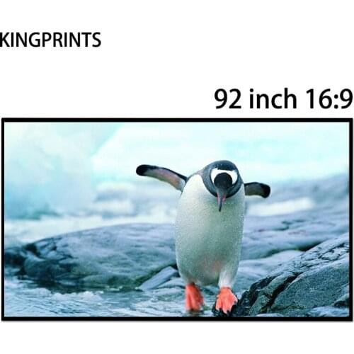 Projection Screen 92inch 16:9 Ultra Thin Frame Attractive Reflective Light Screens For XGIMI H1 H1S Z5 Z4 Aurora JMGO Projector