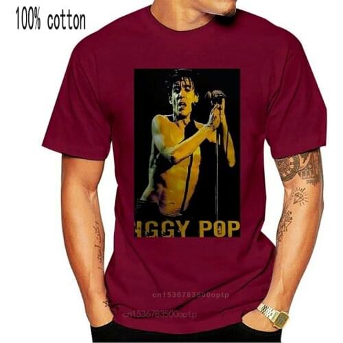 Hot New Iggy Pop Men Black T-Shirt Size S-3XL