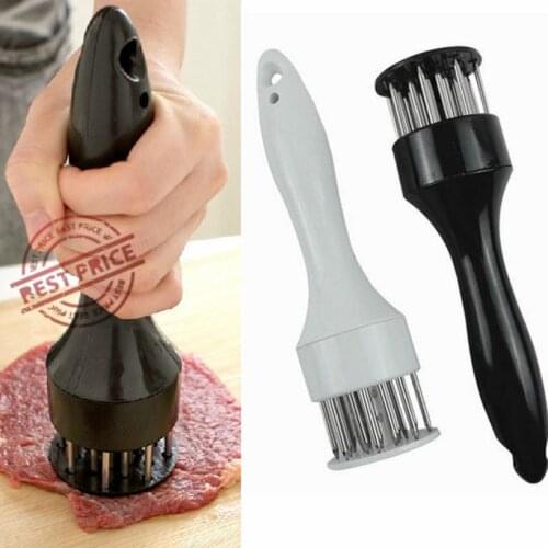 Hot Sale Top Quality Profession Meat Meat Tenderizer Needle With Stainless Steel Pounders For Steak Kitchen Tools Wholesale 50p