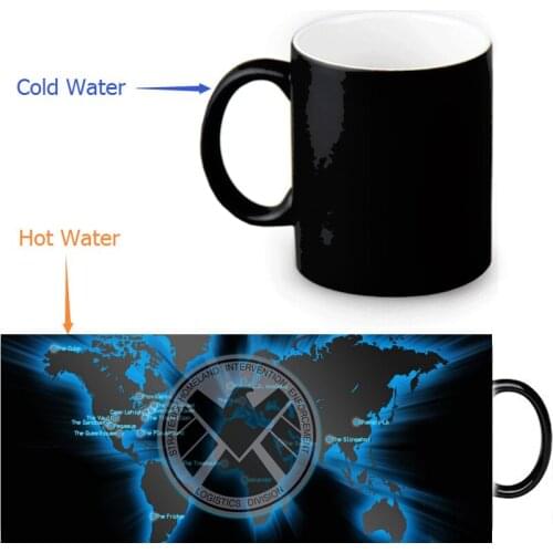 SSR Color Change Coffee Mug Sensitive Magic Mugs Birthday Festival Gift Espresso Tea Milk Mugs 350ml