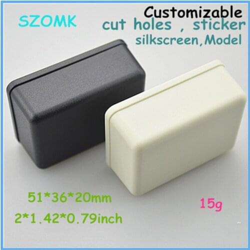 Free shipping abs plastic enclosure box (1 pcs) 51*36*20mm enclosures szomk control box project case distribution enclosure