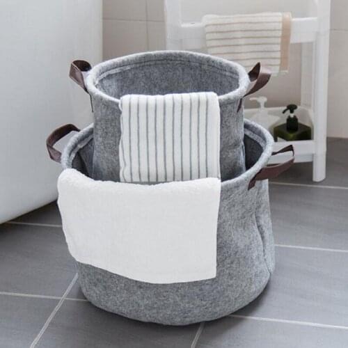 Laundry Basket Laundry Bag Laundry wash bags Felt cloth dirty clothes basket storage baskets Clothes Baskets for bathroom