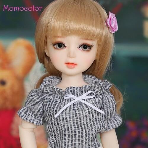 BJD Dolls Momocolor Marie 26cm 1/6 Adorable Cutie High Quality Resin Figure Girl Toys Best Birthday Gifts