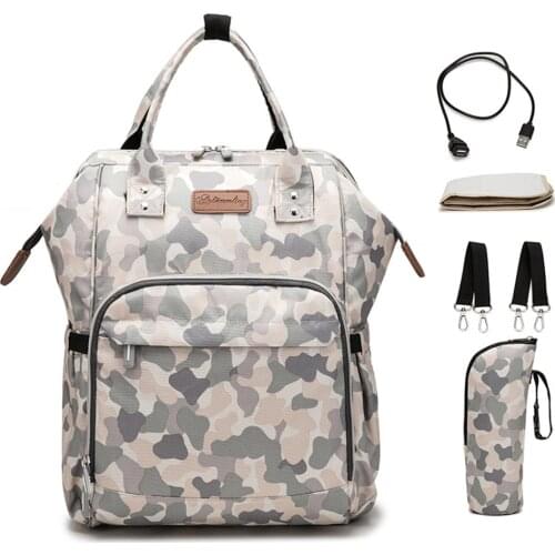 Fashion Mummy Maternity Diaper Backpacks Large Nursing Bag Travel Waterproof Backpack Baby Bag Baby Care Nappy Backpack