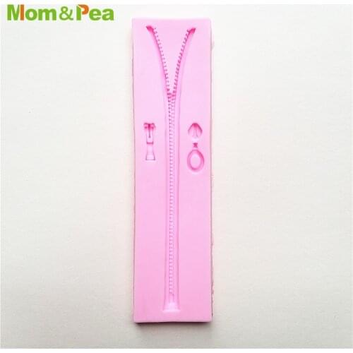 MPA0032-1 Zipper Silicone Mold Gum Paste Chocolate Ornamental Fondant Mould Cake Decoration Tools