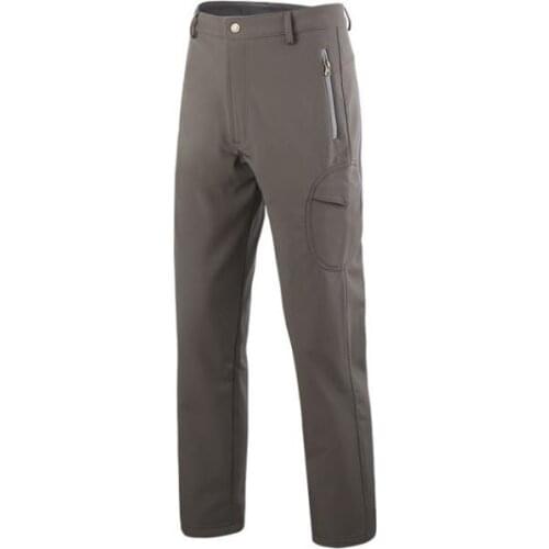 Men Outdoor Windproof Pants Winter Warm Snow Ski Hiking Soft Shell Fleece Pants Quick Dry Stalker Slim Tactical Pants