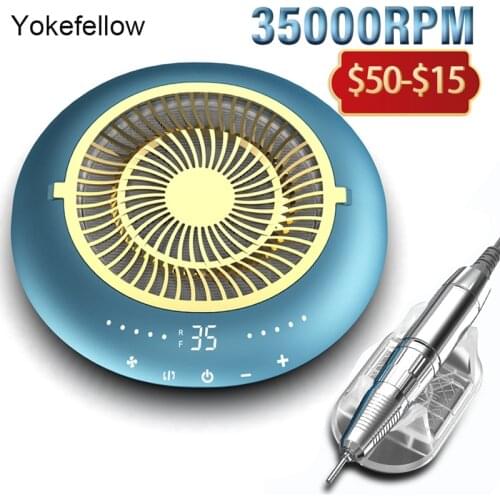 2021 Newest Nail Dust Collector For Manicure Machine With Reusable Filter Low Noise Nail Vacuum Cleaner For Nail Art Salon Tools