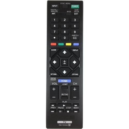 NEW Original for Sony LCD TV Remote Control RM-YD093 for KDL-40W600D KDL-32R435B KDL-32R425B KDL-32R429B KDL-40R455A KDL-40R485B