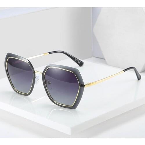 Square TAC1.1 Polarized Lens Gradient Men Women Timeout Goggles Glasses UV400 Sun Glasses Driver Night Driving Eyewear