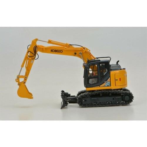 Ros Kobelco ED160BR-5 Ultra Small Round Excavator Yellow 1:50 Metal Engineering Vehicle