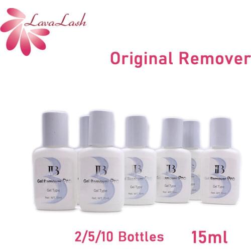 2-10bottles Wholesale ibeauty 15ml IB Gel Remover Pro For Eyelash Extensions Glue Clear Remover Korean original Eyelash Makeup