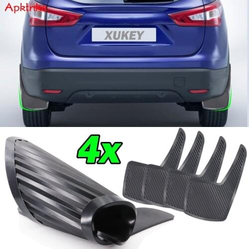 Apktnka 4pc Universal Rubber Mud Flaps Splash Guards For Nissan QASHQAI Dualis J10 J11 X-TRAIL Rogue Sport T30 T31 T32