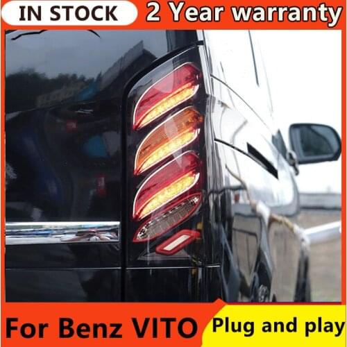 For Car Benz VITO 2013-2019 Tail Lamp Led Fog Lights DRL Day Running Light Tuning Car Accessories V250 V260 V260L Tail Lights