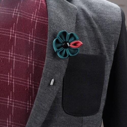 20 pcs/lot , Mens Fashion Lapel Pin, wedding boutonniere, lapel flower pin