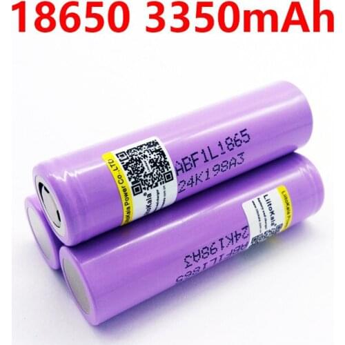 300PCS liitokala lii-F1L Original 3.6V 18650 INR18650 F1L 3000mah 3350mAh 3400mah 4.2V Cut Off Rechargeable Battery