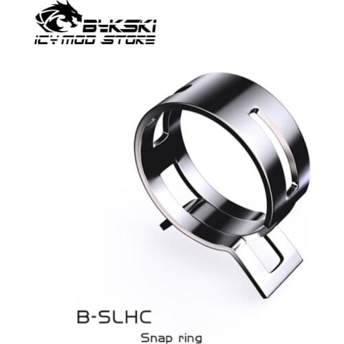Bykski High Quality Silver Hose Clamp 9.5x12/10x16/13x19 Snap Ring 3 Points Thin 3 Points Thick 4 Points Thick B-SLHC