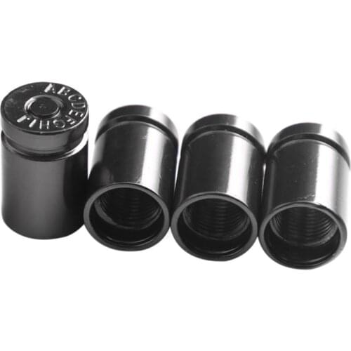 4x Alloy Wheel Tire Stem Valve Caps Dust Covers for Car Motorcycle Bicycle