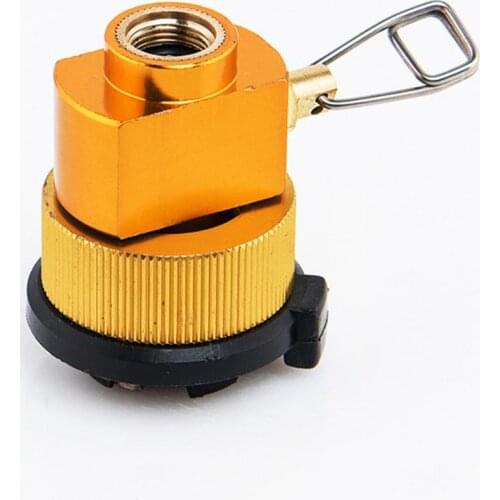 Aluminum Alloy Gas Stove Adapter Gas Tank Inflatable Valve Adapters For Outdoor Stove Picnic Camping Cooking Accessories