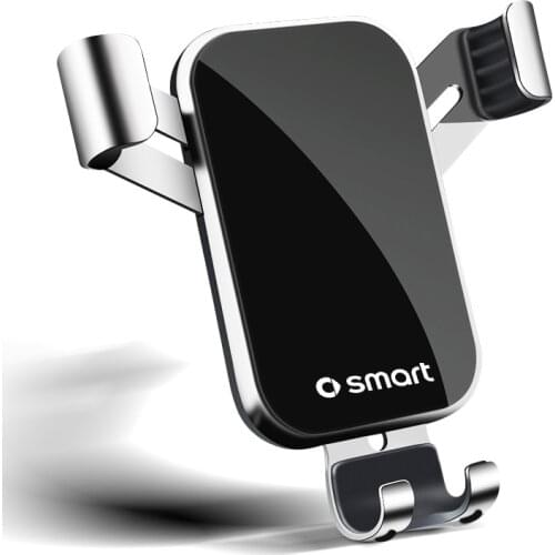 Car Mobile Phone Bracket Air Outlet Frame Gravity Bracket For Smart Fortwo Forfour 451 450 453 452 454 Interior Charging Stand