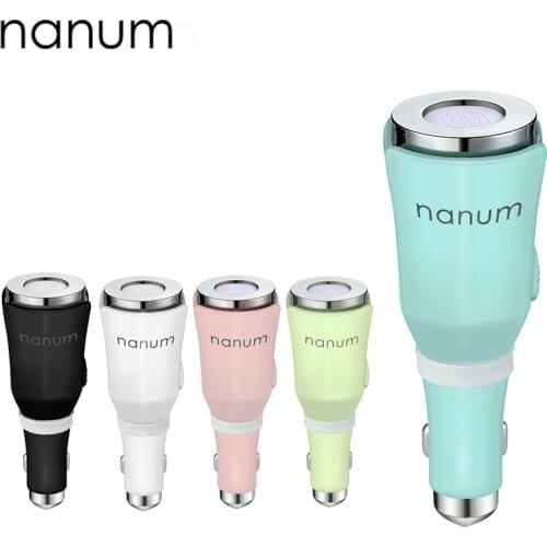 Car Air Freshener Tulip Aroma Diffuser Mini Safety Hammer Car USB Aromatherapy Essential Oil Diffuser