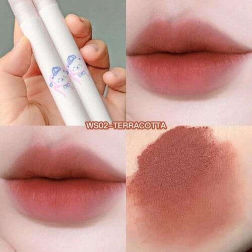 Velvet Matte Lip Gloss Moisturizing Liquid Lipstick Waterproof Long Lasting Lip Glaze Sexy Women Lip Tint Beauty Cosmetic TSLM1