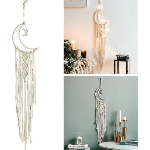 Nordic Dream Catcher Large Tapestry Nordic Macrame Wall Hanging Wedding Decoration Handmade Room Decoration Party Gift For Women