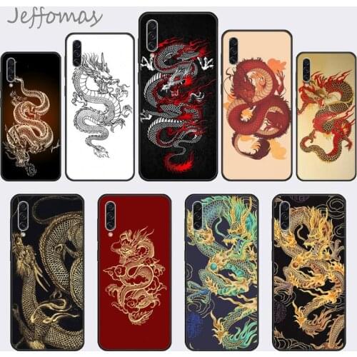 Chinese style Dragon pattern Phone Case For Samsung galaxy S 7 8 9 10 20 edge A 6 10 20 30 50 51 70 note 10 plus