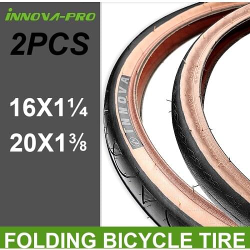 INNOVA Folding Bike Tires 16 inches 20 inch Wire Tire ULTRA SPORTS Bicycle Tyres 16'' 20'' Tyre for Gravel Foldable Bike
