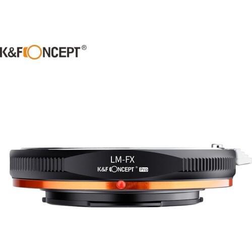 K&F CONCEPT LM-FX Leica M Mount Lens to Fuji FX XF mount Camera body Adapter ring for Fujifilm FX Mount X-Pro1 Camera Body