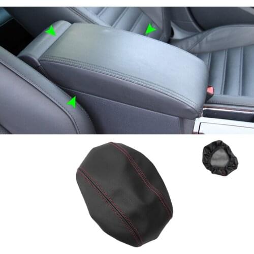 For VW Passat 2010 2011 2012 2013 2014 2015 Microfiber Leather Car Interior Center Control Armrest Box Pad Cover Trim