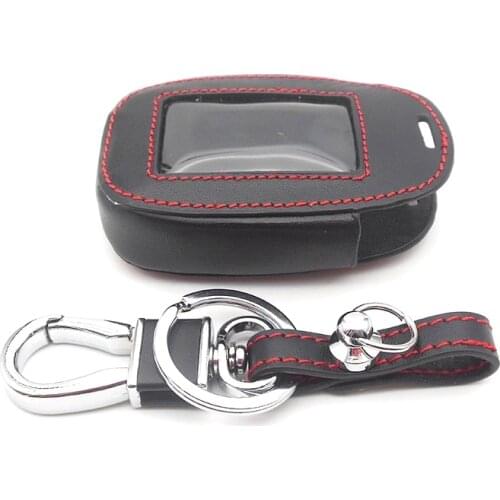 New arrival B92 Leather Key Case for Starline B92 B94 B62 B64 LCD Way Car Remote 2 Way Alarm
