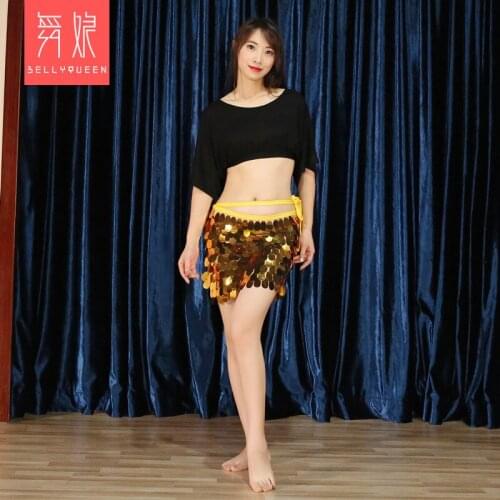 2020 new belly dance clothes Sequins mermaid hip towel belly dance performance costumes