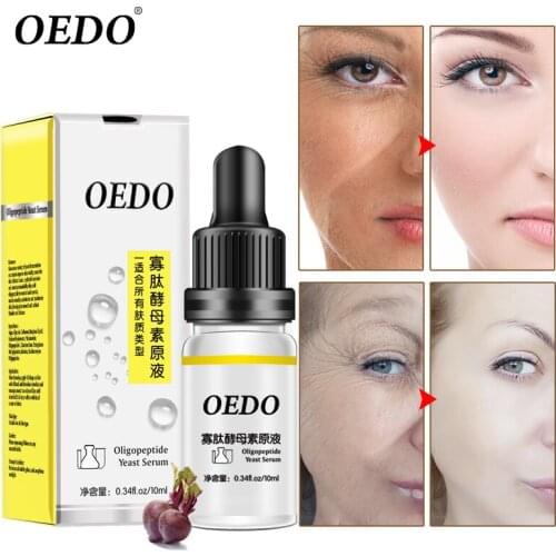 OEDO Oligopeptide Yeast Serum Anti-aging 100% Plant Face Serum Skin Care Essence Anti Wrinkle Moisturizing Whitening Face Cream
