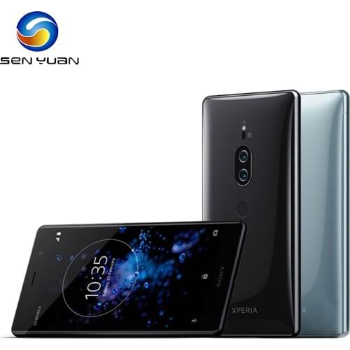 Original Sony Xperia XZ2 Premium 4G LTE Mobile Phone Unlocked 5.8" Snapdragon 845 H8166 Dual Sim 6GB+64GB NFC Android SmartPhone