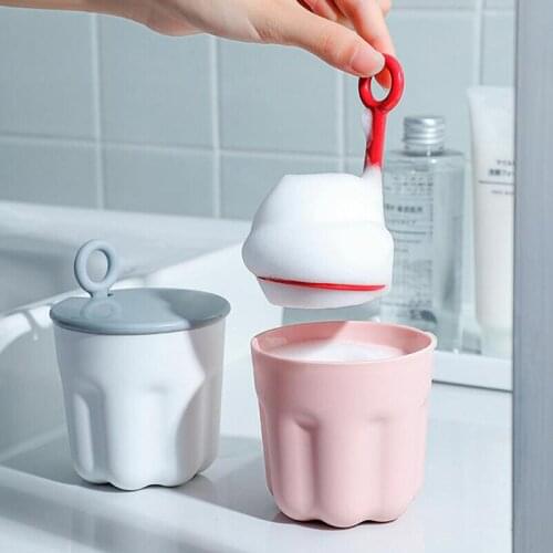 Foam Maker Facial Cleanser Foam Cup Portable Travel Body Shampoo Bubble Maker Face Body Foamer Maker Cups Bathroom Supplies
