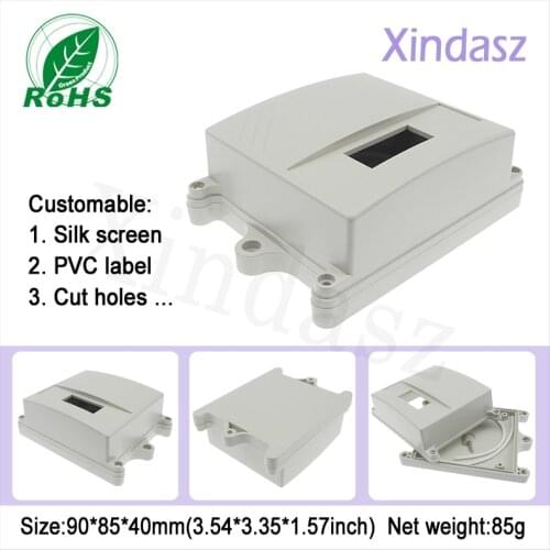 2 piece 90*85*40mm plastic flush mount enclosures plastic display enclosures