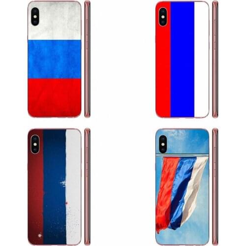For LG G3 G4 G5 G6 G7 K4 K7 K8 K10 K40 K50 Q6 Q60 V10 V20 V30 V40 Nexus 5 5X 2017 TPU Transparent Case Flag Russia