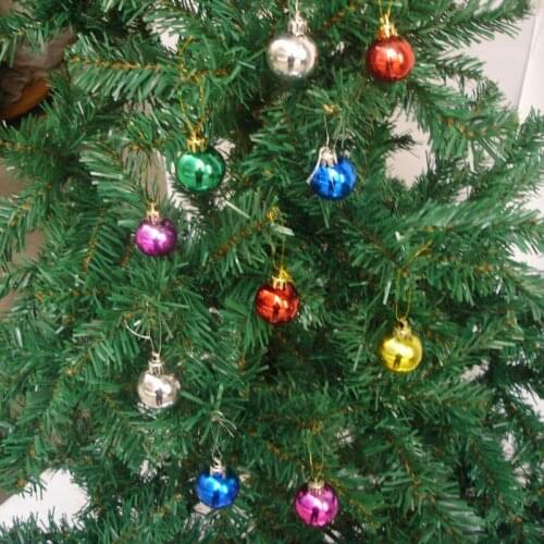 Christmas Ball Ornament christmas tree decor decoration ball Plating painted 3cm Christmas ball Gift Party Wedding Decors