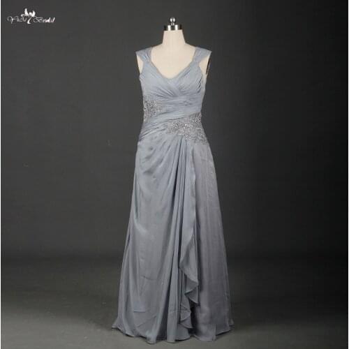 RSE602 Gray Evening Gowns Mother Of The Bride Dresses