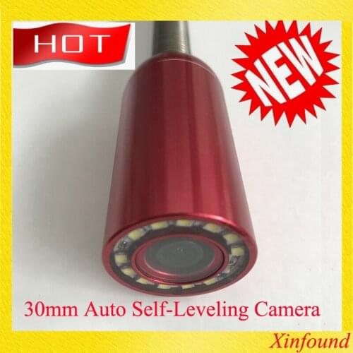 30mm autoself-leveling pipe camera head for pipe drain inspection camera replacement