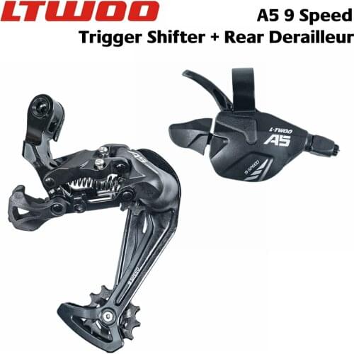 A5 1x9 transmission + rear derailer, 9s MTB, compatible with slow down / sidewalk