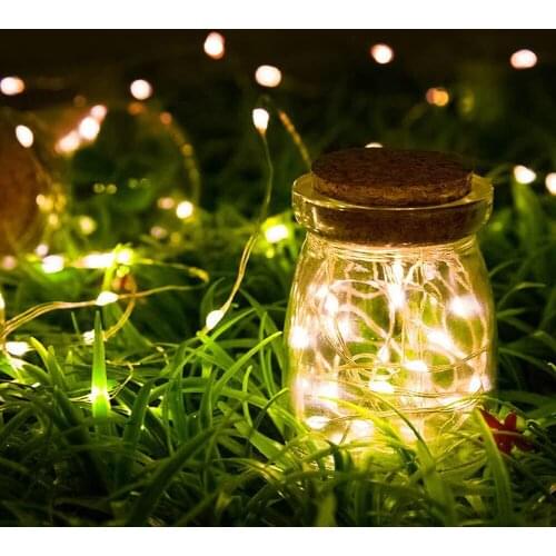 10m 100LEDs Solar Strings Lights Outdoor Waterproof Christmas Decorative Lamp Outdoor led strip Party Wedding Decoration