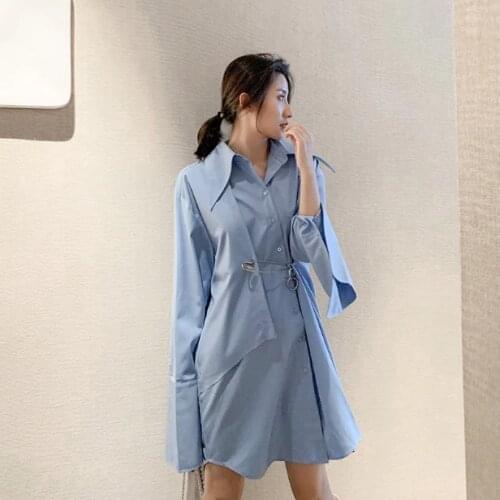 Yuemingfei Women's Blue Shirts