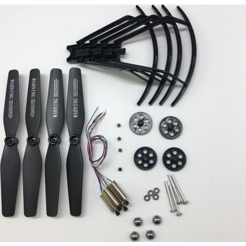 Visuo XS816 XS809hw Spare Parts Engines Motor Blade Main Gear Propeller Guard Prop Kit