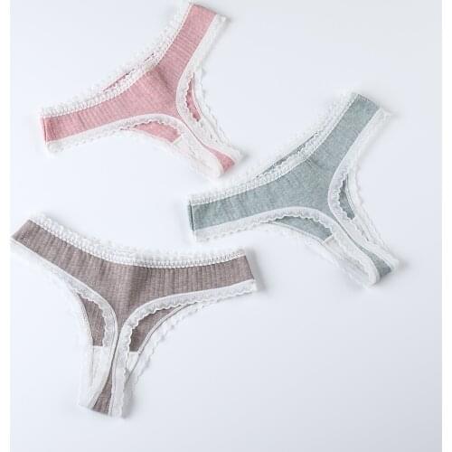 G-string for women cotton silk underwear ladies sexy panties female causal lingerie bragas underpants women intimates wholesale