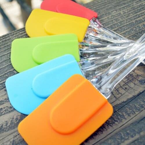 1Pcs Pastry Tools Silicone Spatula Baking Scraper Cream Butter Handled Cake Spatula Cooking Cake Brushes Kitchen Utensil