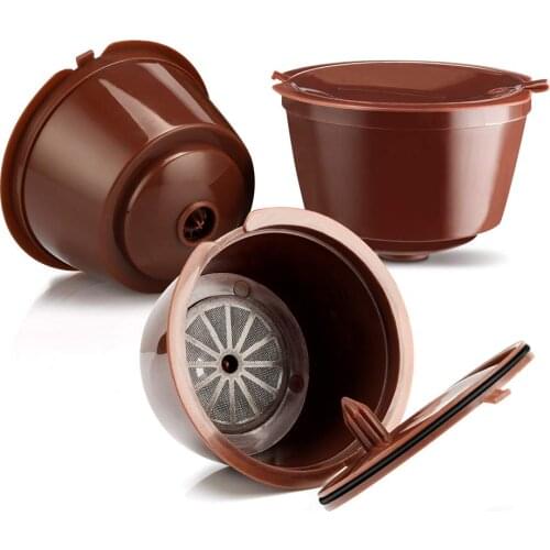 3PCS Coffee Machine Reusable Capsule Coffee Cup Filter for Nescafe Rechargeable Coffee Cup Holder Pod Filter for Dolce Gusto