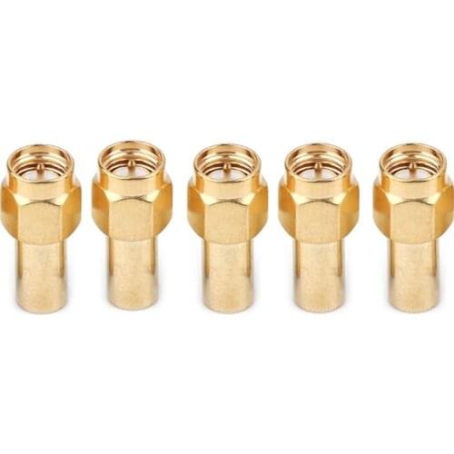 5pcs DC-3GHZ RF Coaxial Adapter SMA-male Plug Termination Dummy Loads Connector New