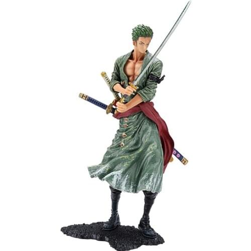 Anime Figurine Action Figure One Piece Roronoa Zoro PVC Collection Doll 20cm Model Toys for Children