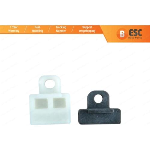 ESC Auto Parts EWR5019+EWR5023 2 Types Power and Manual Window Regulator Glass Channel Slider Sash Connector Clips for Toyota